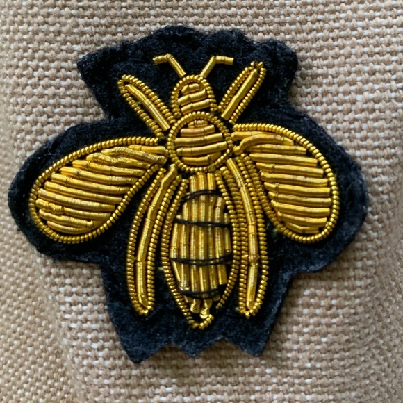 Soludos Beige Espadrille Mules With Bee Embroidery - Picture 3 of 11